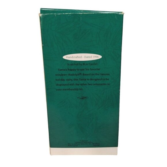 Vintage 1996 Hallmark Keepsake Ornament Collector's Club Santa Claus Ornament - Picture 3 of 4